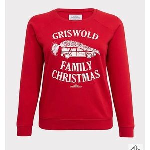 NATIONAL LAMPOON'S GRISWOLD FAMILY CHRISTMAS RED HOLIDAY SWEATSHIRT 6x
